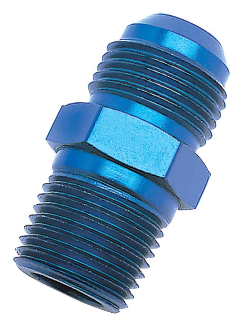 Russell — Russell Performance -16 AN to 3/4in NPT Straight Flare to Pipe (Blue)
Adapter Fitting