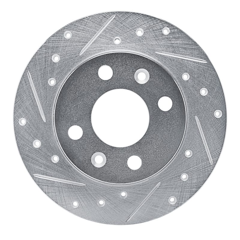R1 Concepts — R1 81-87 Renault ALLIANCE Front Left Drilled & Slotted Silver Brake Rotor
R1 Brake Rotor Drill