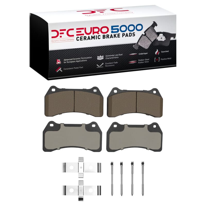 DFC — DFC 03-05 Jaguar Super V8 Front Euro 5000 Ceramic Brake Pads and Hardware Kit
DFC EURO Pads + HW