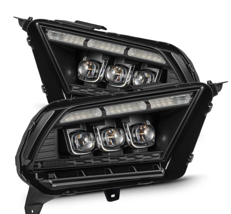 AlphaRex — AlphaRex 10-12 Ford Mustang NOVA-Series LED Projector Headlights Blk w/Activ Light & Seq.Sig /SB DRL
Projector Headlights