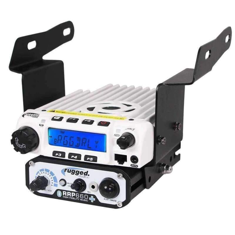 Rugged Radios — Rugged Radios Polaris RZR 570 800 900 Mount for M1 / G1 / RM60 / GMR45 Radio and Rugged Intercom