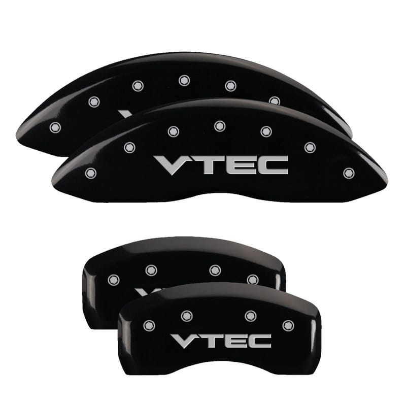 MGP — MGP 4 Caliper Covers Engraved Front & Rear Vtech Black finish silver ch
Caliper Covers