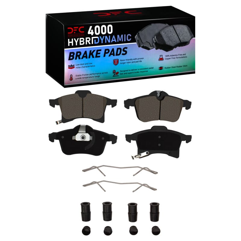 DFC — DFC 04-08 Chevrolet Zafira (Mexico) Front 4000 HybriDynamic Brake Pads and Hardware Kit
DFC Brake Pad Set