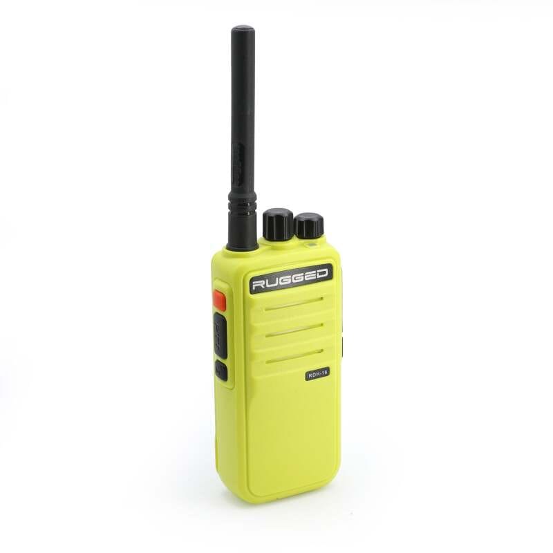 Rugged Radios — Rugged Radios Rugged RDH16 - Business Band 2-Way Radio - Digital and Analog UHF / Safety Yellow