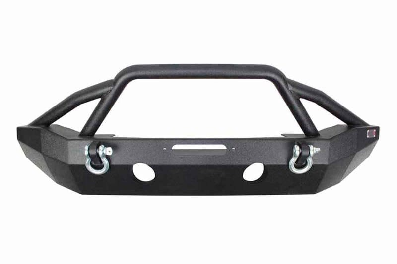Fishbone Offroad — Fishbone Offroad 07-18 Jeep Wrangler JK Full Width Front Winch Bumper - Black Powdercoat