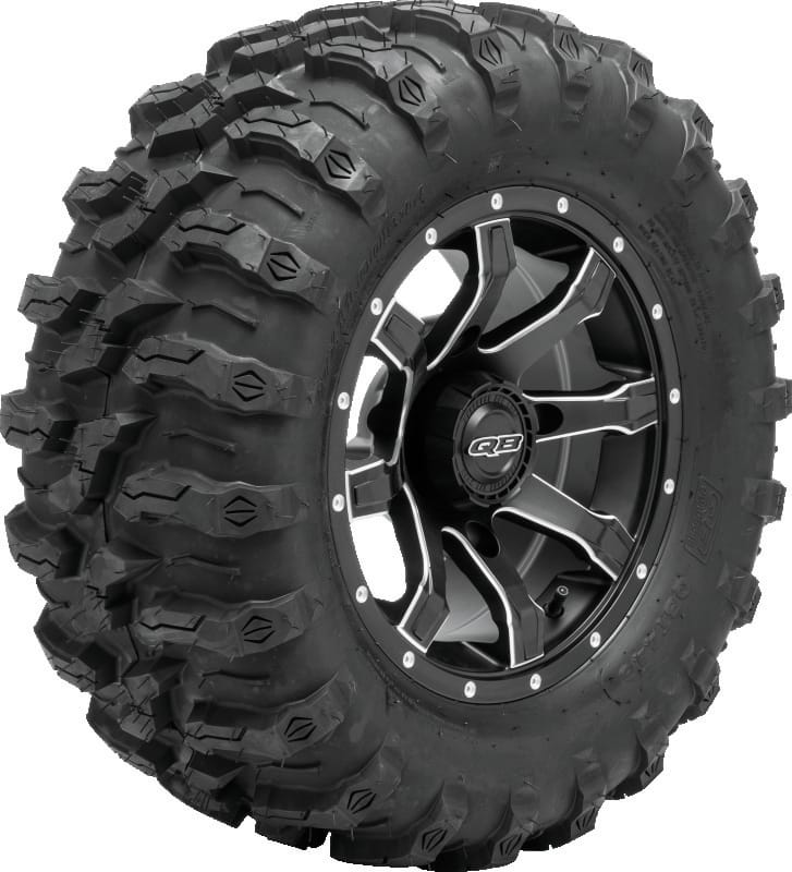 QuadBoss — QBT446 Radial Utility Tire, 26x11R-14, Rear, Non-Directional
