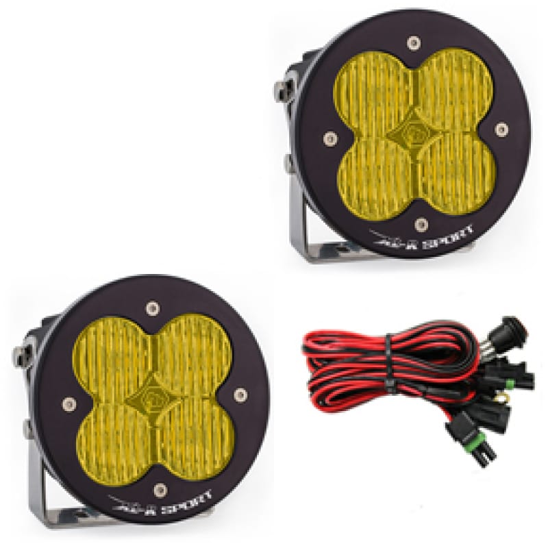 Baja Designs — Baja Designs XL R Sport Series Wide Cornering Pattern LED Light Pods - Amber