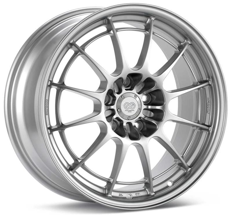 Enkei — Enkei NT03+M 18x9.5 5x120.7 58mm Offset 72.6mm Bore Silver Wheel