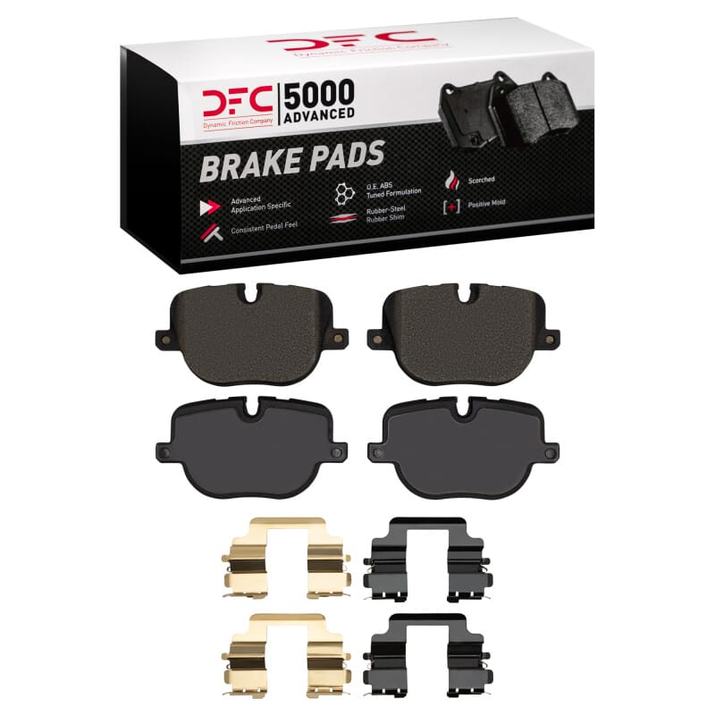 DFC — DFC 10-13 Land Rover Range Rover Sport Rear 5000 Advanced Low Metallic Brake Pads and Hardware Kit
DFC Brake Pad Set