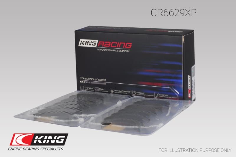 King Engine Bearings — King Engine Bearings Mitsubishi 6G72 (Size 0.26) Connecting Rod Bearing Set