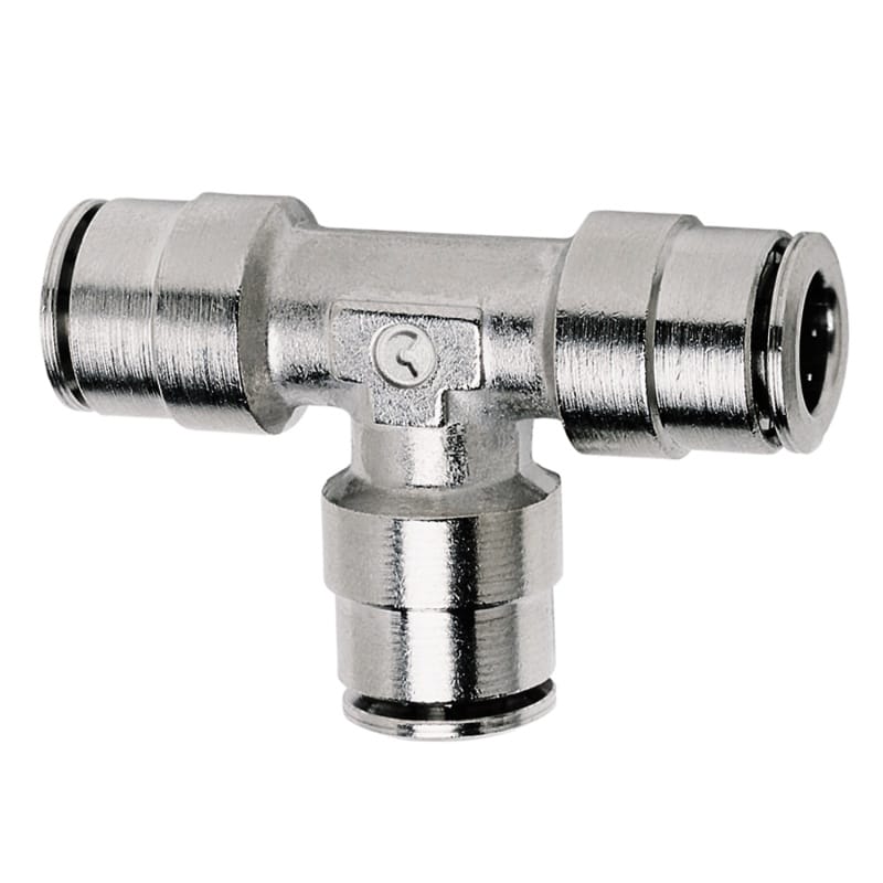 Firestone — Firestone Union Tee 3/8in. Nickel Push-Lock Air Fitting - 25 Pack (WR17603105)
Air Line Fitting
AirLineFitting