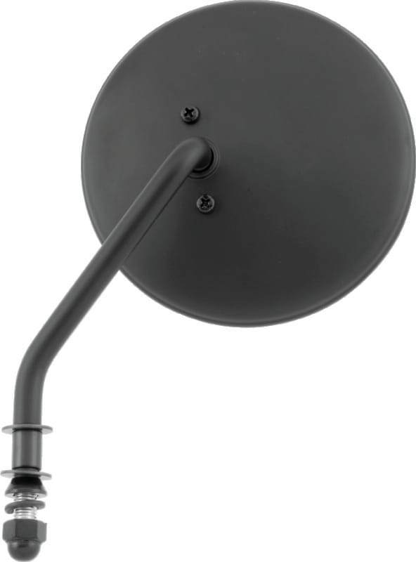 Bikers Choice — Black Round Left Mirror