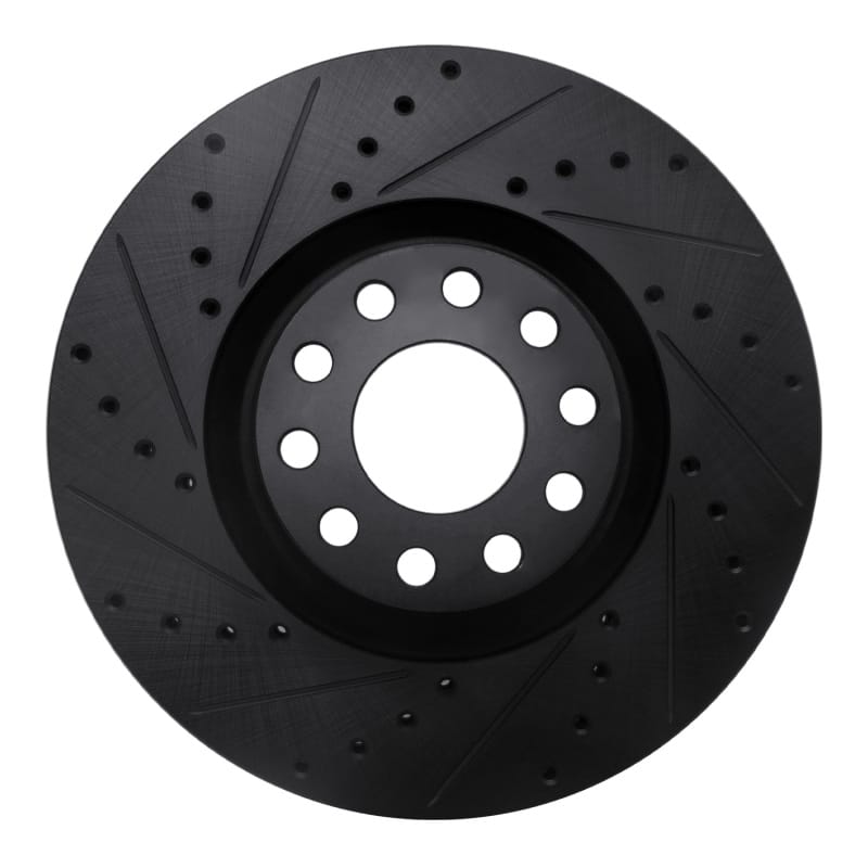 R1 Concepts — R1 99-04 Audi S6 Front Left Drilled & Slotted Black Brake Rotor
R1 Brake Rotor Drill