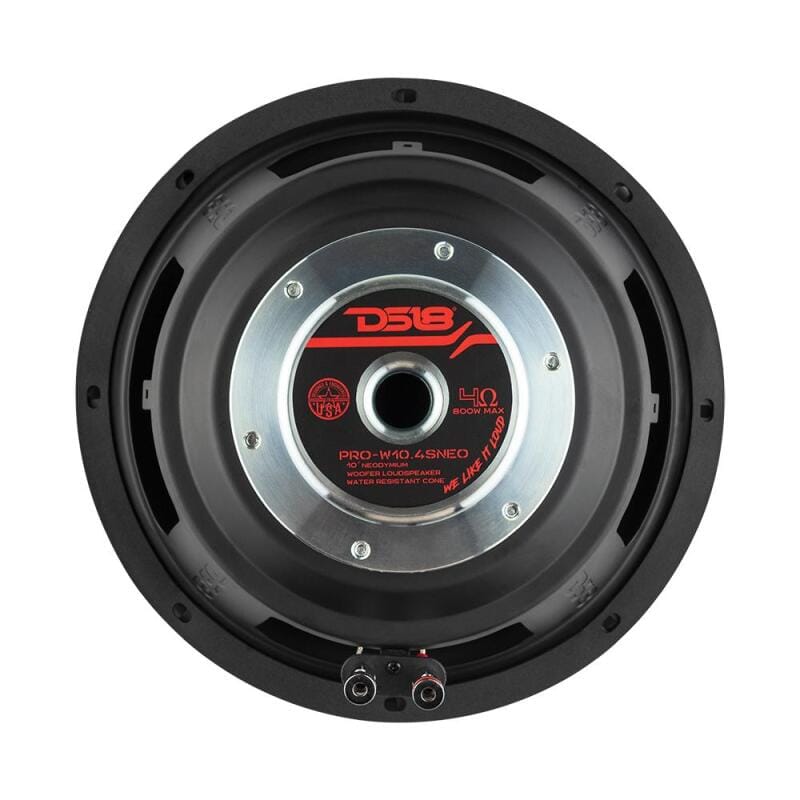 DS18 — DS18 10in 350 Watts RMS 2 ohm Neodymium Cone Woofer