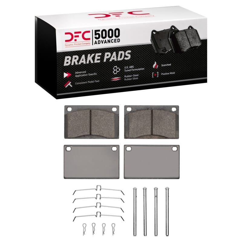 DFC — DFC 76-93 Volvo 244/245/264/262/265/DL/240/GLE Front 5000 Adv Low Metallic Brake Pads & Hardware Kit
DFC Brake Pad Set