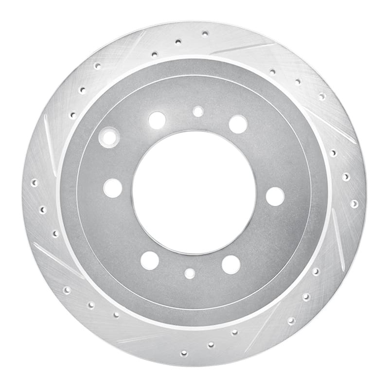 R1 Concepts — R1 93-97 Lexus LX450 Rear Left Drilled & Slotted Silver Brake Rotor
R1 Brake Rotor Drill
