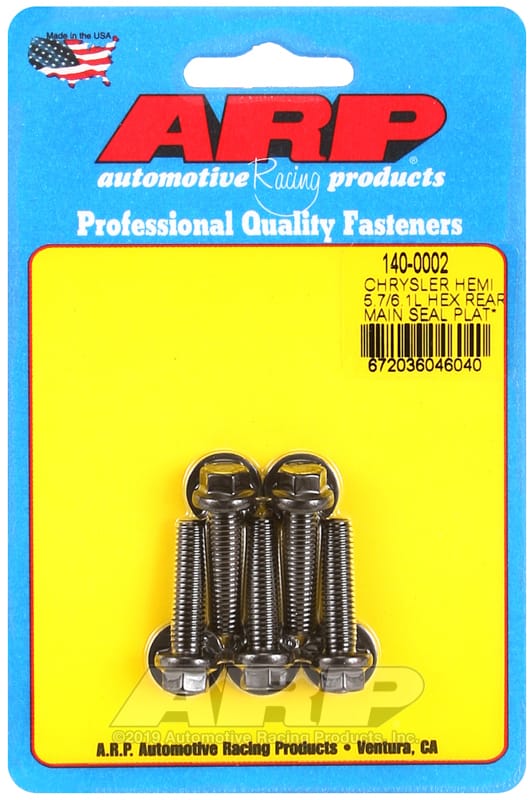 ARP — ARP Chrysler Hemi 5.7/6.1L Hex Rear Main Seal Plate Bolt Kit