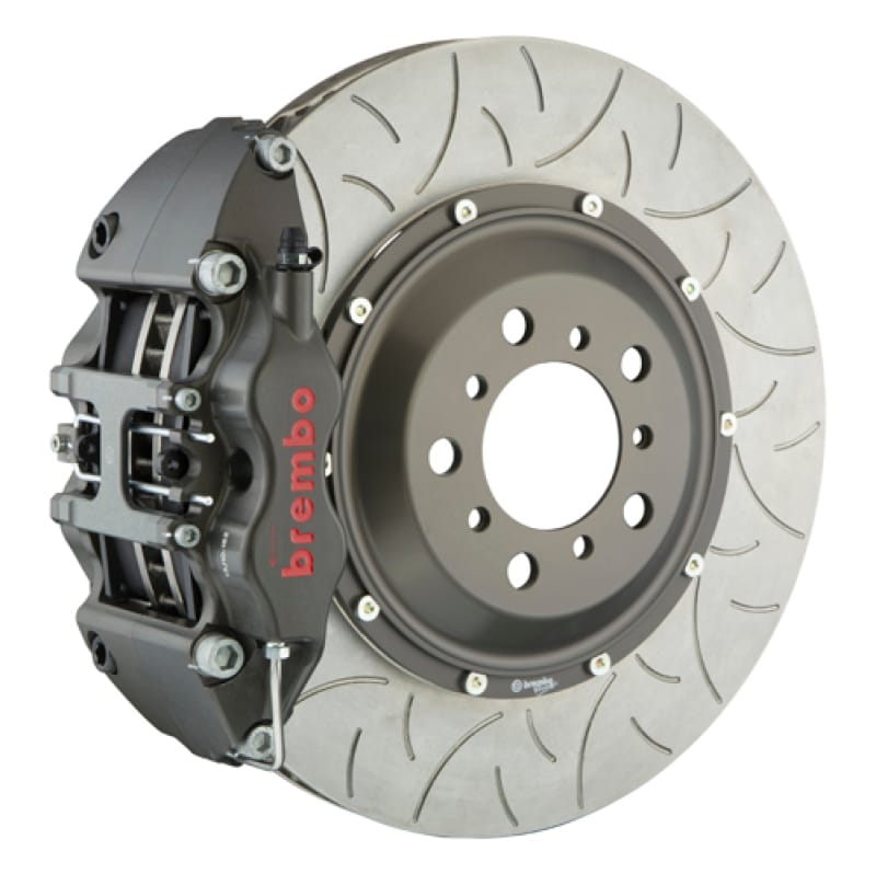 Brembo — Brembo 06-12 997 Turbo PISTA Front Race BBK 6 Piston Forged380x34x6 5a 2pc Rotor T3-Clear HA