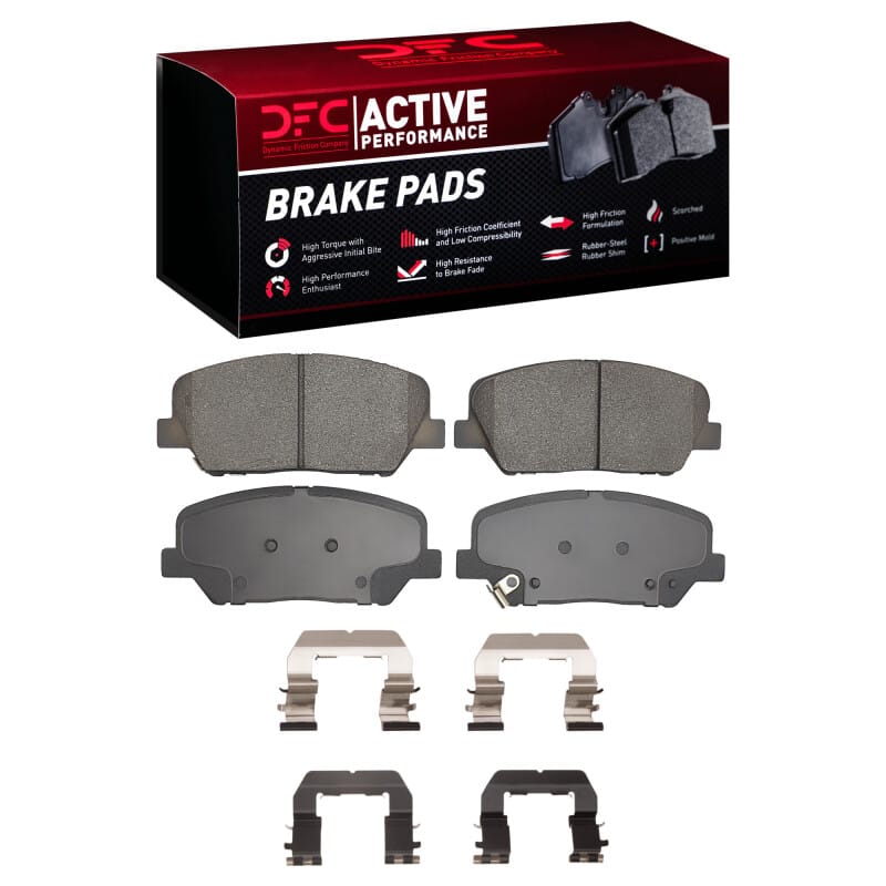DFC — DFC 10-16 Hyundai Genesis Coupe Front Active Performance Pads and Hardware Kit
DFC Brake Pad Set