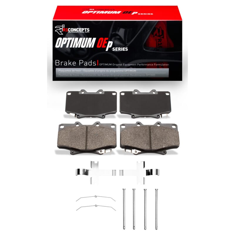 R1 Concepts — R1 93-97 Lexus LX450 Front Optimum OE Pads & Hardware Kit
R1 Optimum Oe Pads a