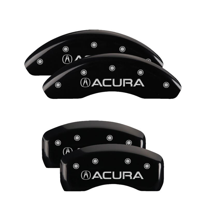 MGP — MGP 4 Caliper Covers Engraved Front & Rear Acura Black finish silver ch
Caliper Covers