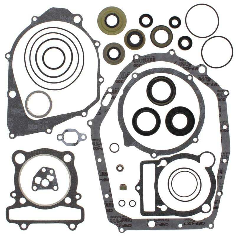 Vertex Pistons — Vertex Gaskets 87-95 Yamaha YFM350ER Moto-4 Complete Gasket Kit w/ Oil Seals