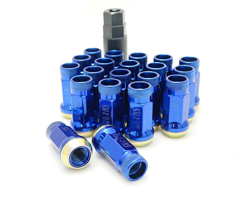 Wheel Mate — Wheel Mate Muteki SR45R Lug Nut Kit 12x1.25 - Blue
