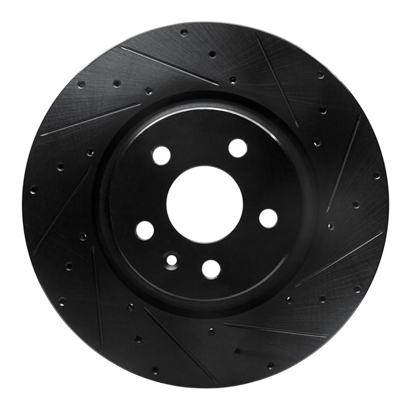 R1 Concepts — R1 12-21 Tesla Model X Front Right Drilled & Slotted Black Brake Rotor
R1 Brake Rotor Drill