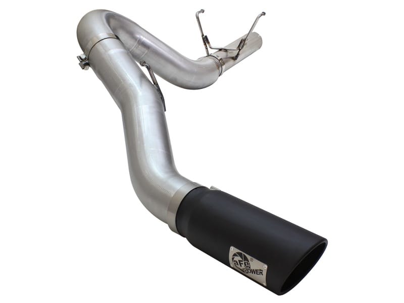 aFe — aFe MACHForce XP Exhaust Large Bore 5in DPF-Back SS 13-15 Dodge Trucks L6-6.7L (td) *Black Tip
DPF-Back Exhaust