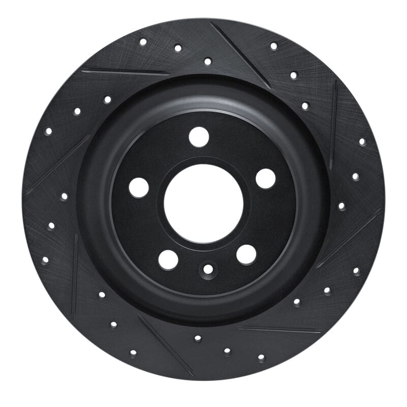 R1 Concepts — R1 -25 Volvo XC40 Rear Right Drilled & Slotted Black Brake Rotor
R1 Brake Rotor Drill