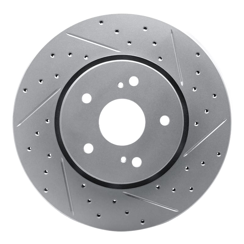 R1 Concepts — R1 10-13 Suzuki Kizashi Front Right Drilled & Slotted Geo-Carbon Rotor