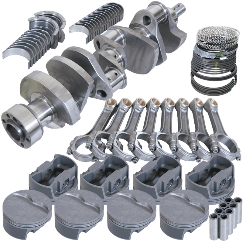 Eagle — Eagle Chevy LT1350 1Pc 3.750in Crank 6.000in I-Beam Rods -5cc 4.040in Pistons Rotating Assembly
Street & Strip Assy