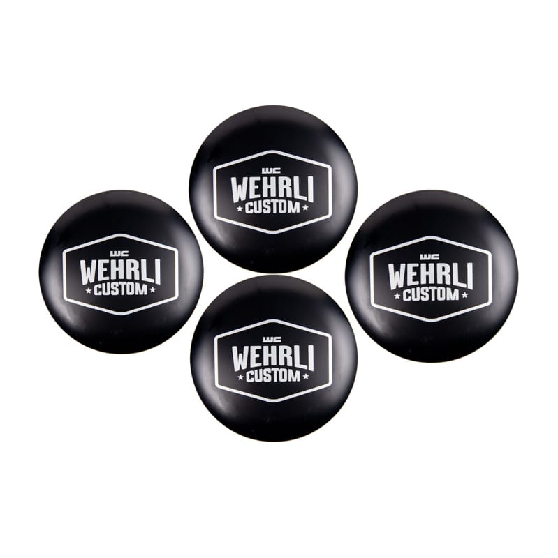 Wehrli — Wehrli 19+ Honda Talon Billet Hub Cap Kit for OEM Wheels - Black Anodized