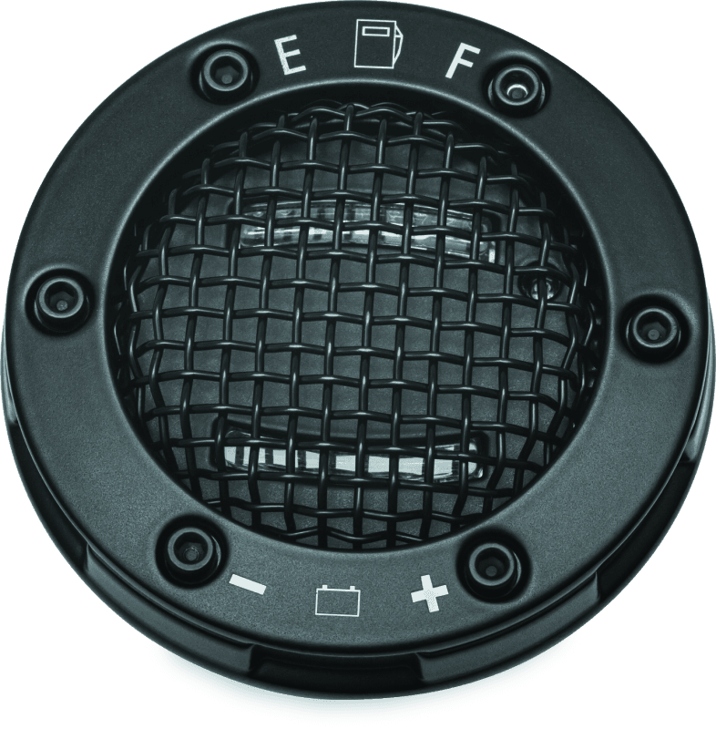 Kuryakyn — Kuryakyn Mesh LED Fuel & Battery Gauge Black