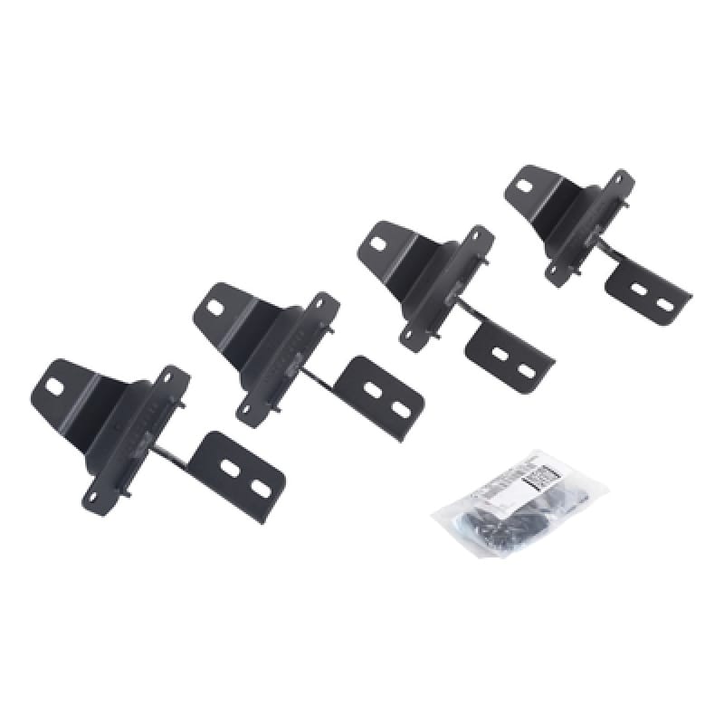 Go Rhino — Go Rhino 18-22 Jeep Wrangler JL 2DR Mounting Brackets (V-Series V3/RB10 Slim/RB20 Slim) - Tex. Blk
VSrs Mounting Brckts