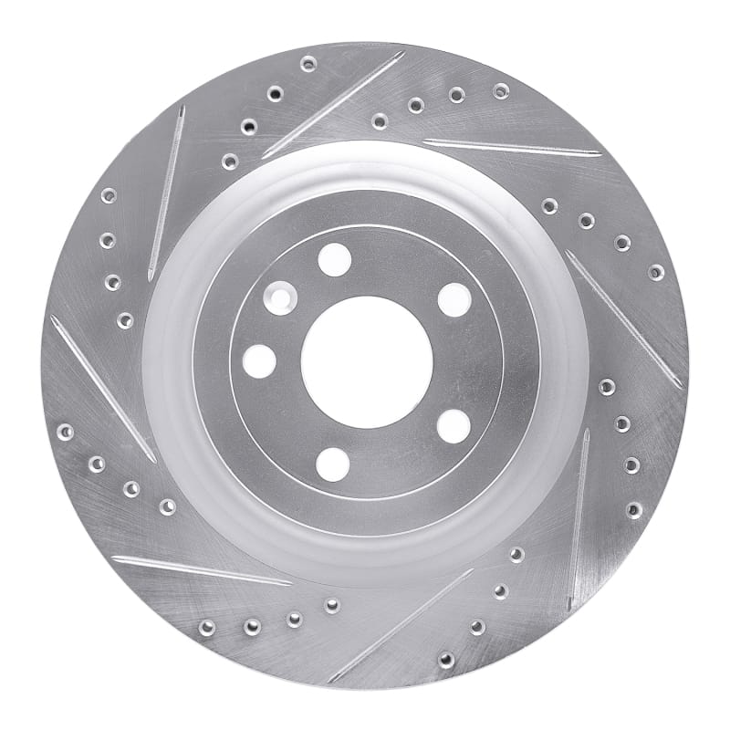 R1 Concepts — R1 13-19 Ford Police Interceptor Utility Front Left Drilled & Slotted Silver Brake Rotor
R1 Brake Rotor Drill