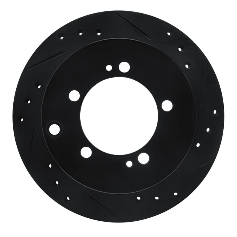 R1 Concepts — R1 91-99 Dodge STEALTH Rear Right Drilled & Slotted Black Brake Rotor
R1 Brake Rotor Drill