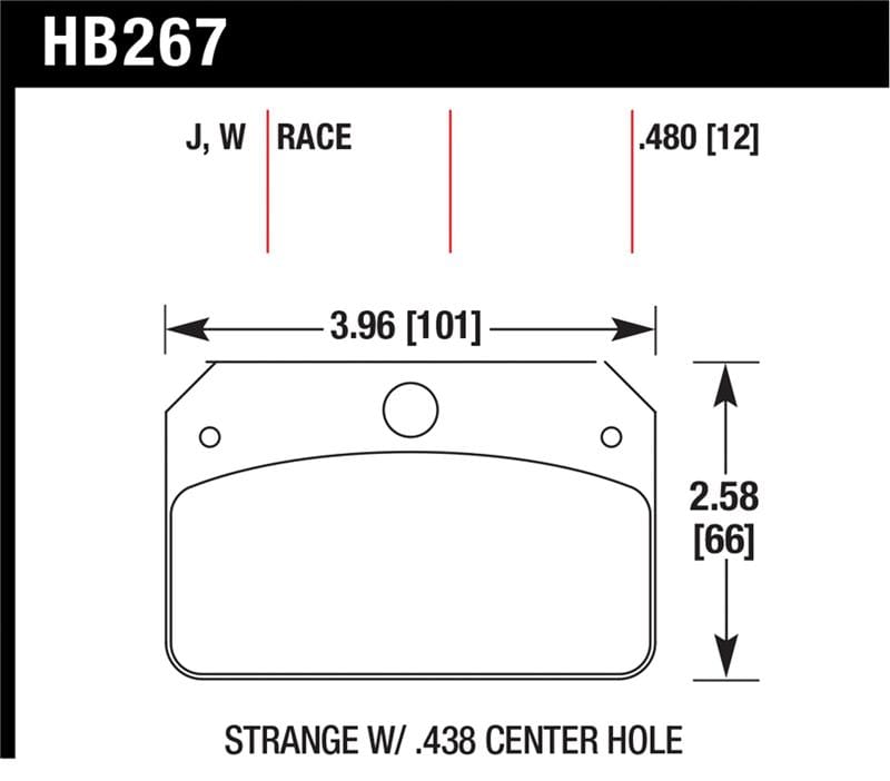 Hawk Performance — DR-97 Disc Brake Pad