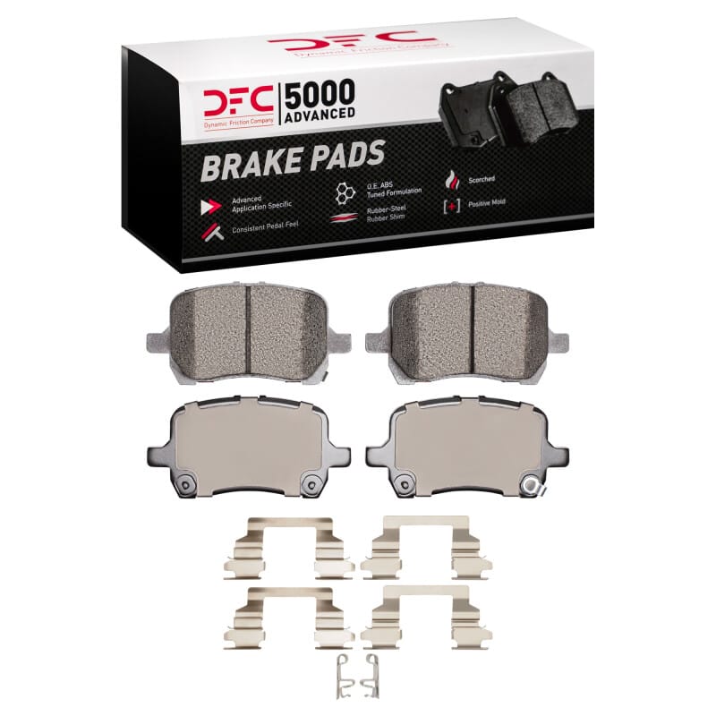 DFC — DFC 04-12 Chevrolet Malibu Front 5000 Advanced Ceramic Brake Pads and Hardware Kit
DFC Brake Pad Set