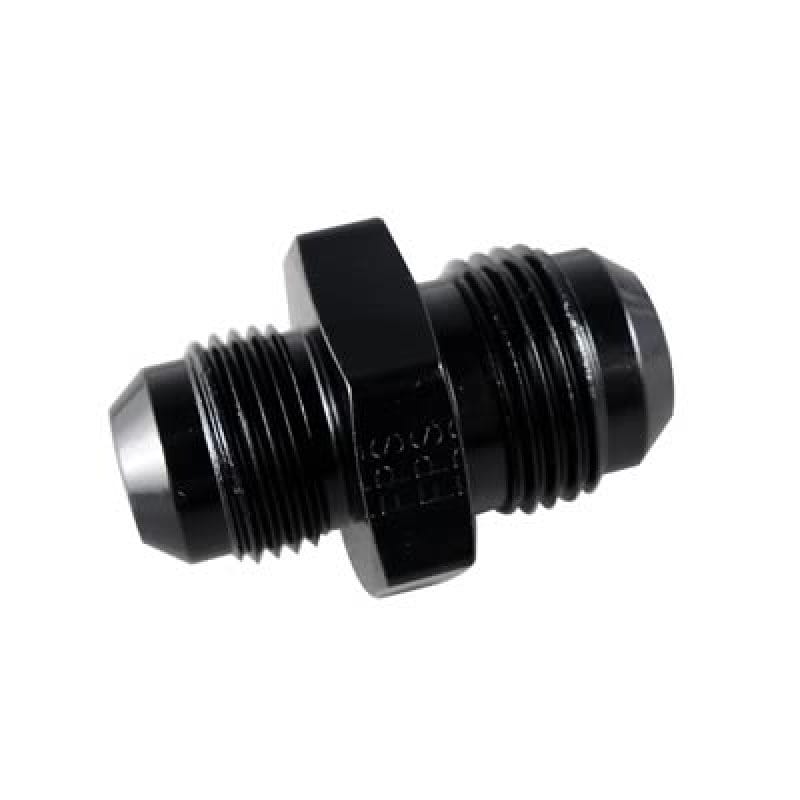 Fragola — Fragola -10AN x 7/8-20 Male Adapter-Dual Feed - Black