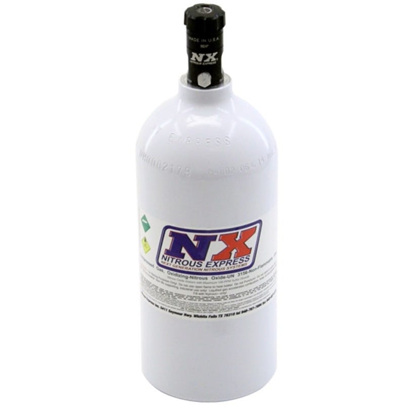 Nitrous Express — Nitrous Express 2.5lb Bottle w/Motorcycle Valve (4.38 Dia x 12.37 Tall)
N2OBottle