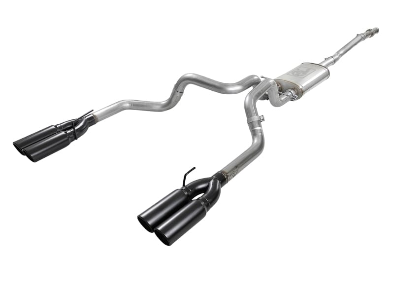 aFe — aFe Vulcan Series 3in 304 SS Exhaust Cat-Back w/ Black Tips 2019 GM Silverado/Sierra 1500 V8-5.3L
Cat-Back Exhaust