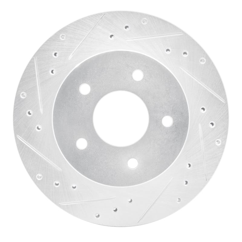 R1 Concepts — R1 87-89 Nissan 300ZX Turbo Rear Left Drilled & Slotted Silver Brake Rotor
R1 Brake Rotor Drill