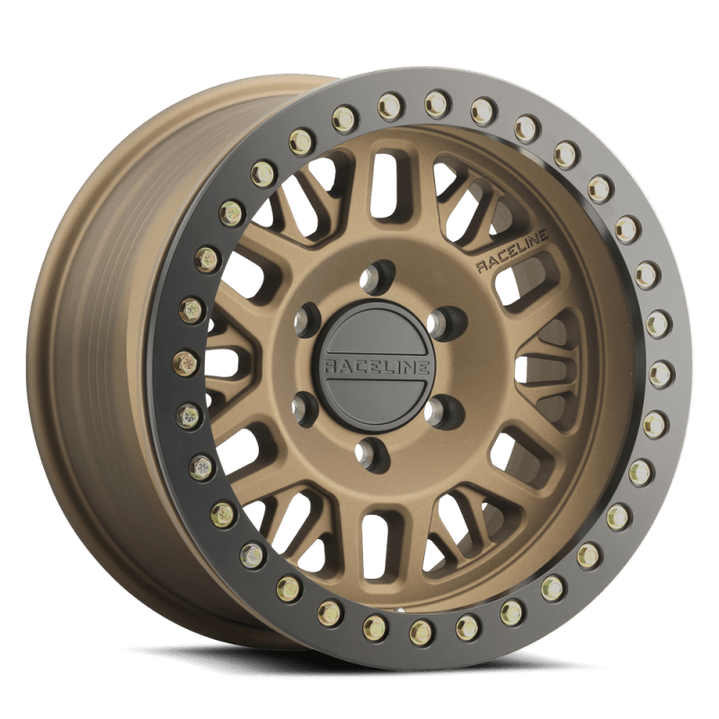 Raceline — Raceline RT951 Ryno 17x9in / 6X139.7 BP / -12mm Offset / 106.1mm Bore - Bronze