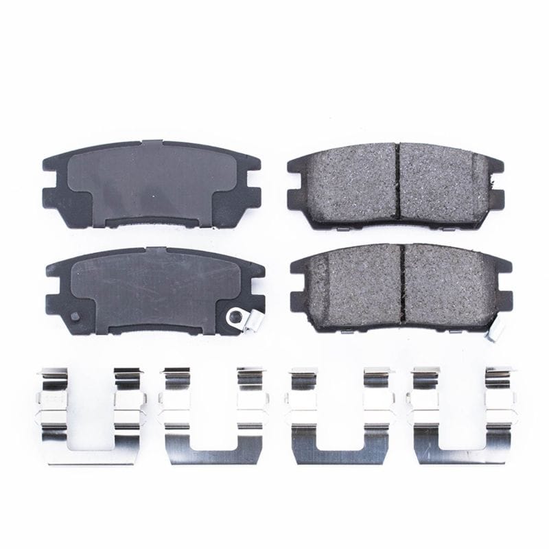 PowerStop — Power Stop 92-00 Mitsubishi Montero Rear Z17 Evolution Ceramic Brake Pads w/Hardware
Z17 Brake Pads