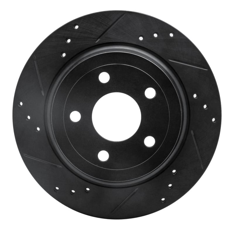 R1 Concepts — R1 08-10 Chevrolet Cobalt Rear Left Drilled & Slotted Black Brake Rotor
R1 Brake Rotor Drill