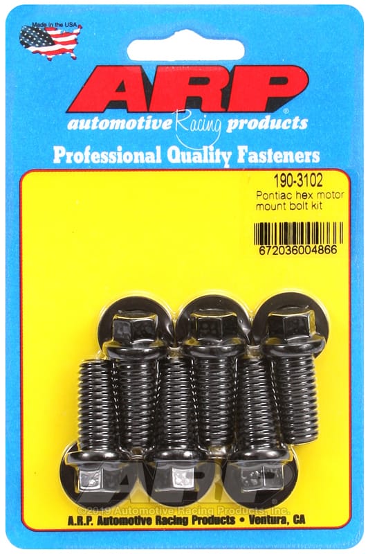 ARP — ARP Pontiac Hex Motor Mount Bolt Kit