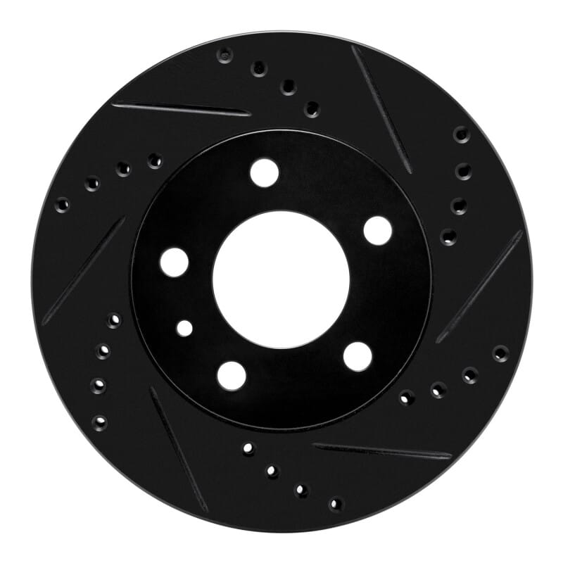 R1 Concepts — R1 82-90 Volvo 740 Front Right Drilled & Slotted Black Brake Rotor
R1 Brake Rotor Drill