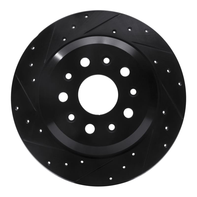 R1 Concepts — R1 18-25 Jeep Wrangler Rear Left Drilled & Slotted Black Brake Rotor
R1 Brake Rotor Drill