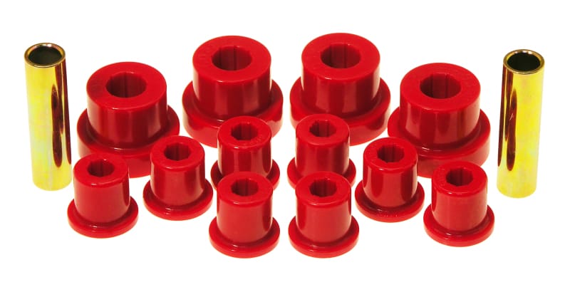 Prothane — Prothane 76-86 Jeep CJ5/CJ7 Front Spring & Shackle Bushings - Red
SPRING/SHACKLE BUSH